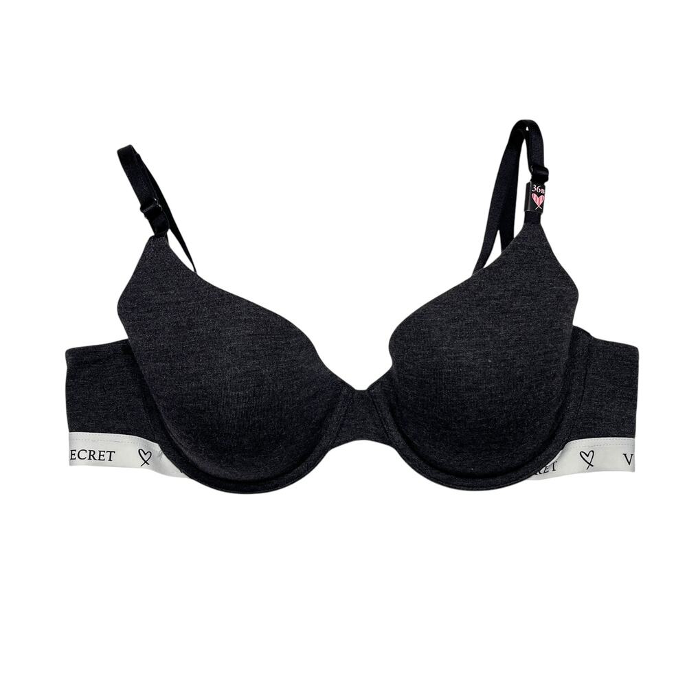 Victoria's Secret T-Shirt Lightly Lined Demi Bra Size 36B